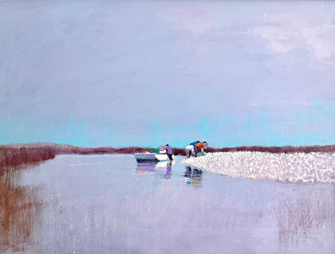 Oystering Lighthouse Creek