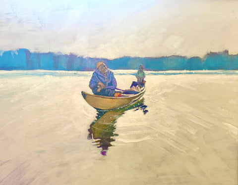 Fisherman and Son in West Africa
