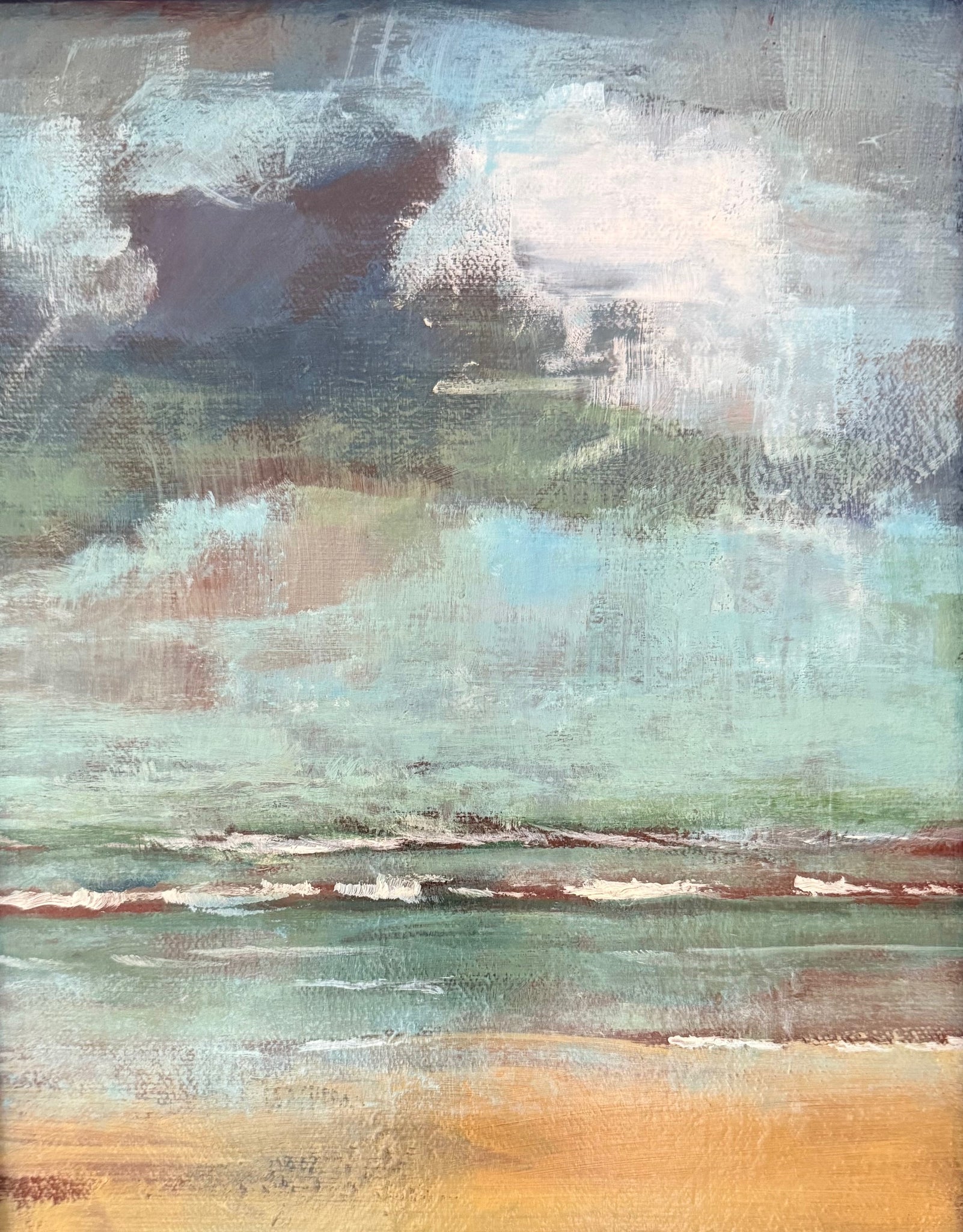 Threatening Squall Whips Up Ocean