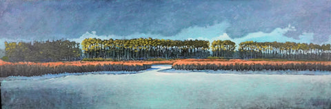 Fenwick Island from the South Edisto  12 X 36"