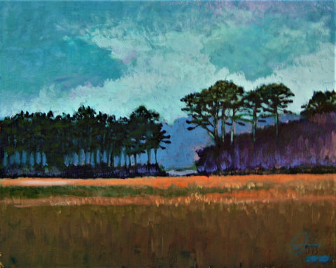 ACE Basin Pines and Grass 10 X 8"