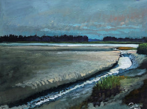 Gully at Lighthouse Inlet; South Morris Island  16 X 20 "
