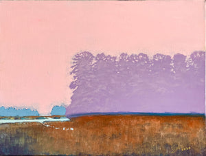 Pink Sky and Tall Pines ACE Basin  18 X 24"
