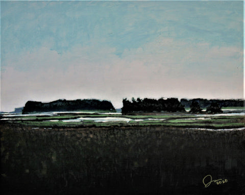 Islands behind Folly  16 X 20"